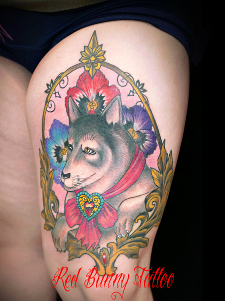 @^gD[fUC@ybg@̑ dog tattoo